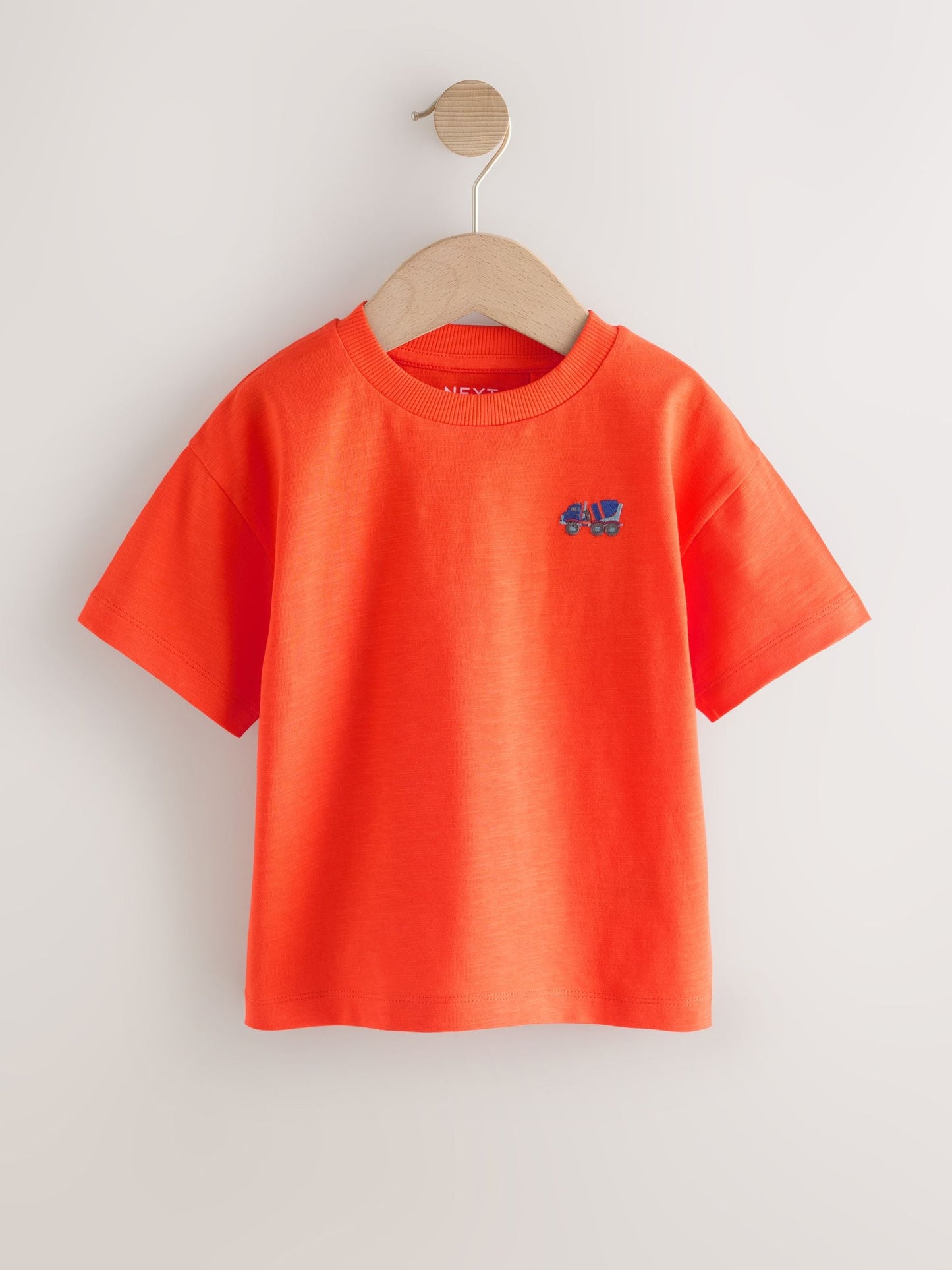 Dsiney Kidz - Multi Bright Transport Embroidery Relaxed Fit Short Sleeve T-Shirts 5 Pack (3mths-7yrs) image 6