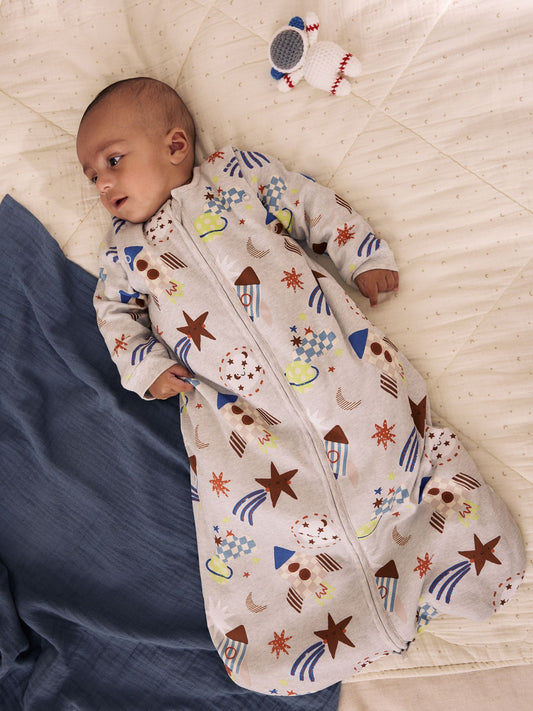 Dsiney Kidz - Grey Rockets 2.5 Tog Removable Sleeve Baby Sleep Bag image 1
