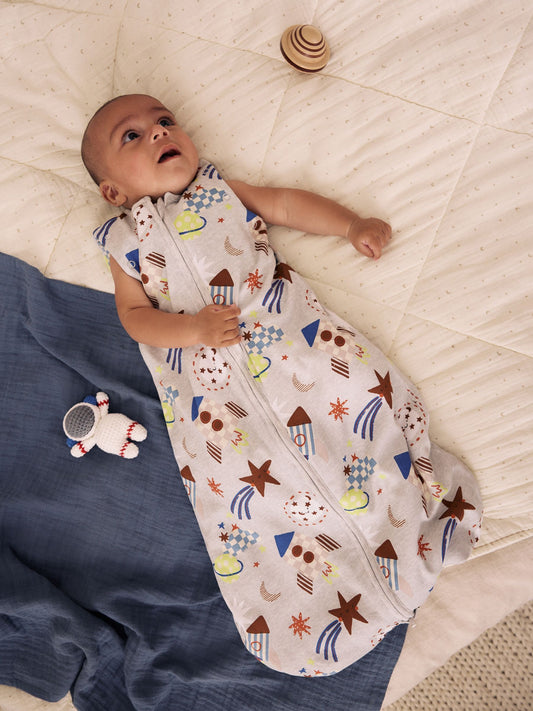 Dsiney Kidz - Grey Rockets 2.5 Tog Removable Sleeve Baby Sleep Bag image 2