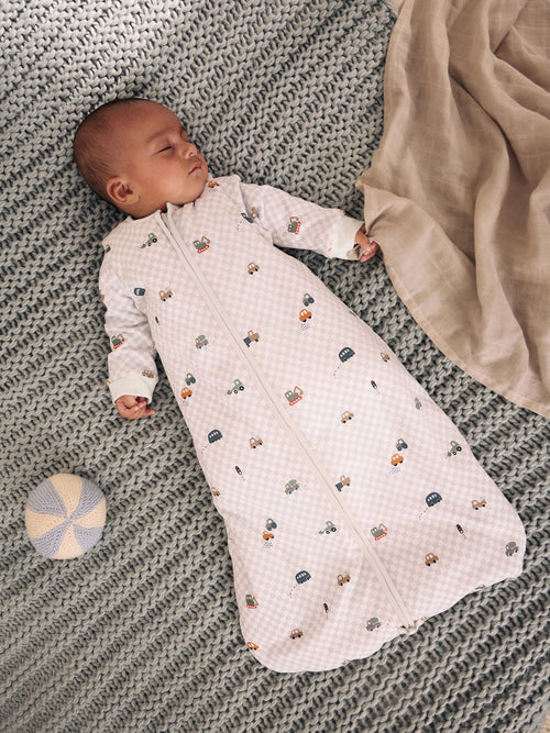 Dsiney Kidz - Checkerboard Cars 2.5 Tog Removable Sleeve Baby Sleep Bag image 1