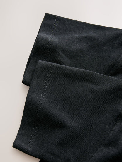 Dsiney Kidz - Black Short Sleeve Plain T-Shirts 2 Pack (3mths-7yrs) image 4