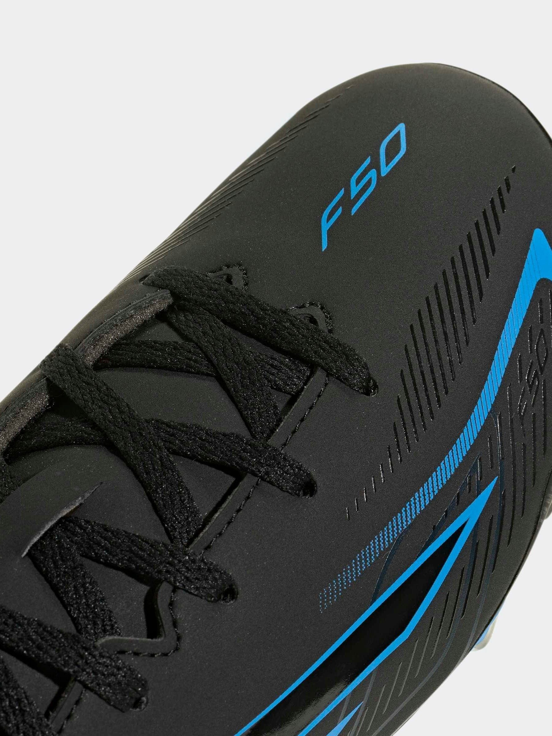 adidas Black F50 Club Firm / Multi Ground Kids Football Boots image 10