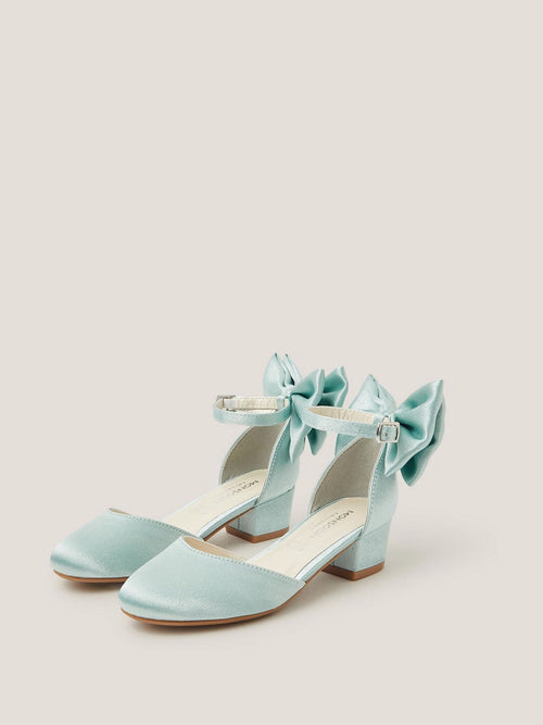 Dsiney Kidz - Monsoon Sage Green Sara Bow Two Part Heels image 1