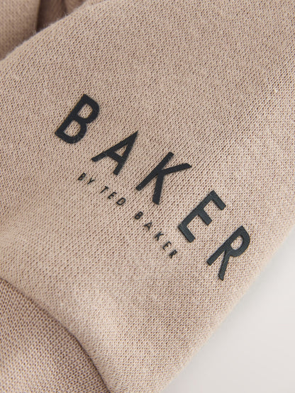 Dsiney Kidz - Baker by Ted Baker Stone 3 Piece Quilted Jacket, T-Shirt and Joggers Set image 5