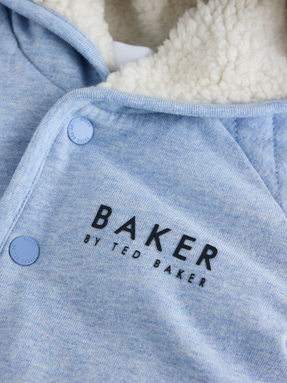 Dsiney Kidz - Baker by Ted Baker Blue 3 Piece Quilted Jacket, T-Shirt and Trousers Set image 5