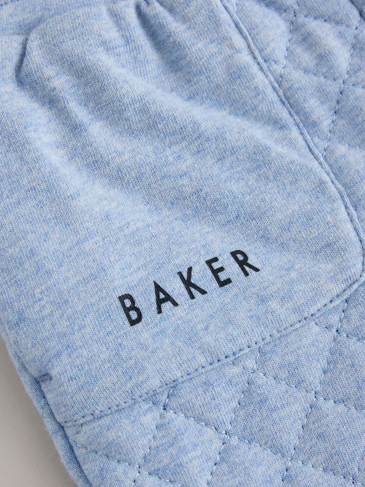 Dsiney Kidz - Baker by Ted Baker Blue 3 Piece Quilted Jacket, T-Shirt and Trousers Set image 7