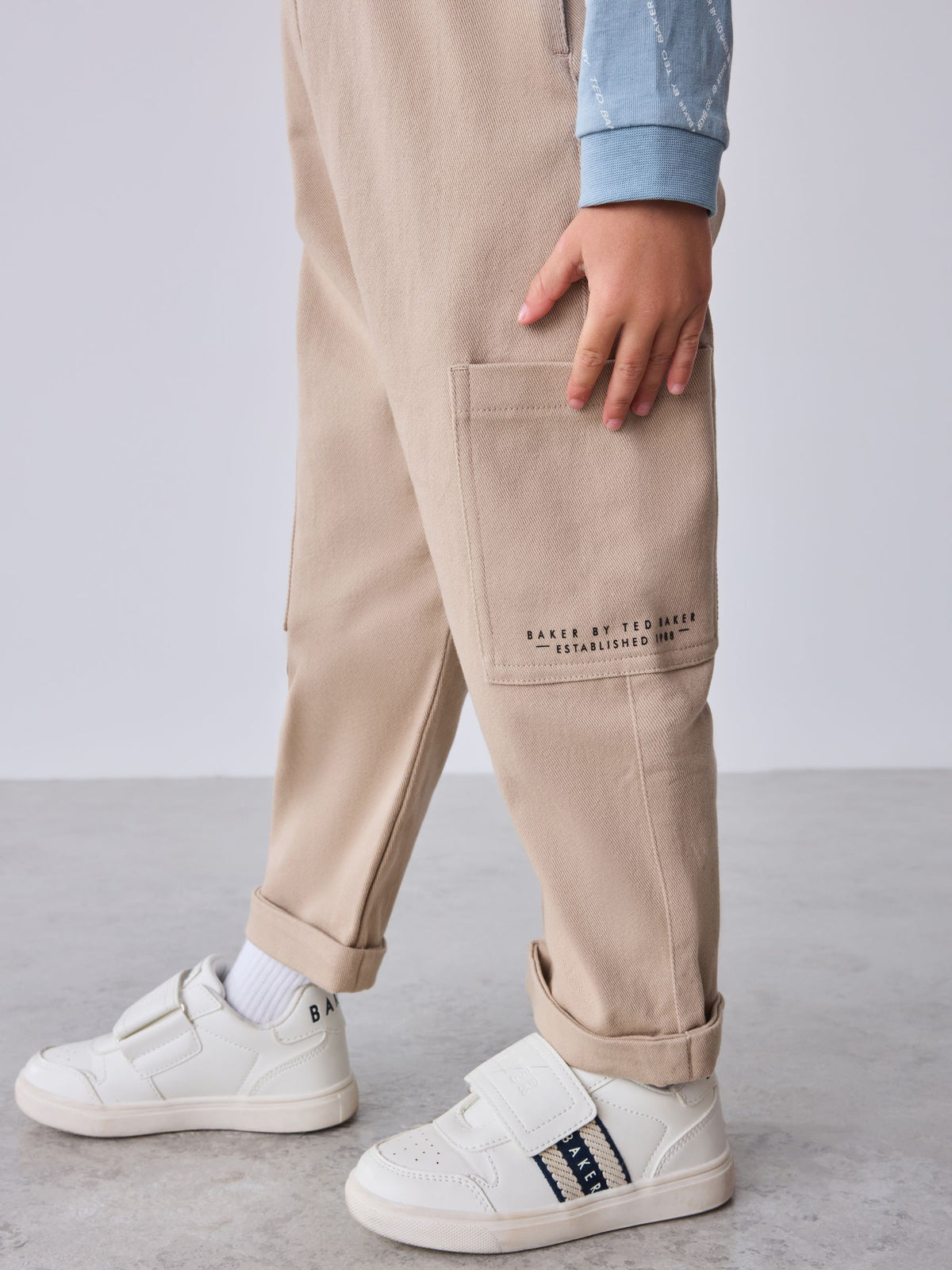 Baker by Ted Baker Blue Stone Dungaree and Graphic T-Shirts Set - image 5