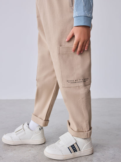 Baker by Ted Baker Blue Stone Dungaree and Graphic T-Shirts Set - image 5