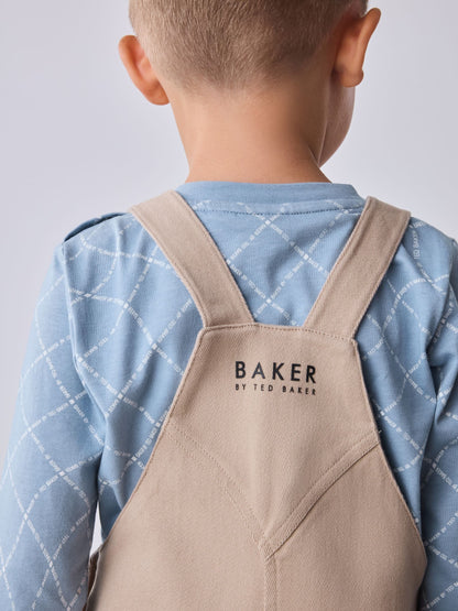 Baker by Ted Baker Blue Stone Dungaree and Graphic T-Shirts Set - image 6