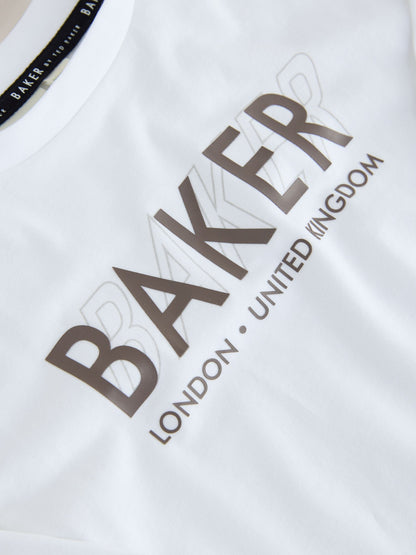 Baker by Ted Baker Brown 3 Piece Jacket, T-Shirt and Tapered Trousers Set - image 12