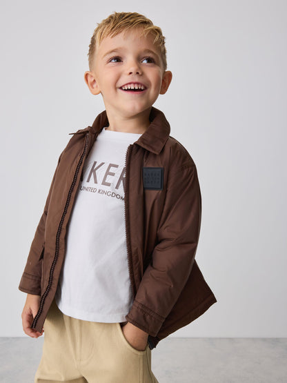 Baker by Ted Baker Brown 3 Piece Jacket, T-Shirt and Tapered Trousers Set - image 2