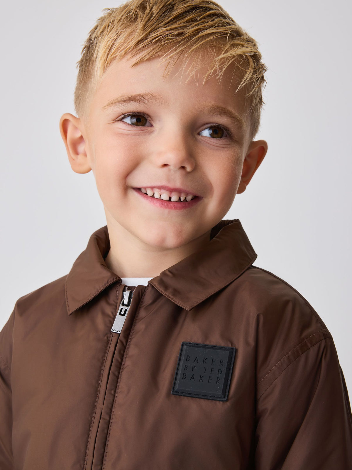 Baker by Ted Baker Brown 3 Piece Jacket, T-Shirt and Tapered Trousers Set - image 5