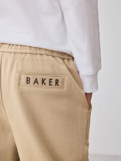Baker by Ted Baker Brown 3 Piece Jacket, T-Shirt and Tapered Trousers Set - image 6