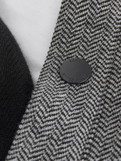 Baker by Ted Baker Grey/Black 3 Piece Textured Jacket, T-Shirt and Joggers Set - image 11