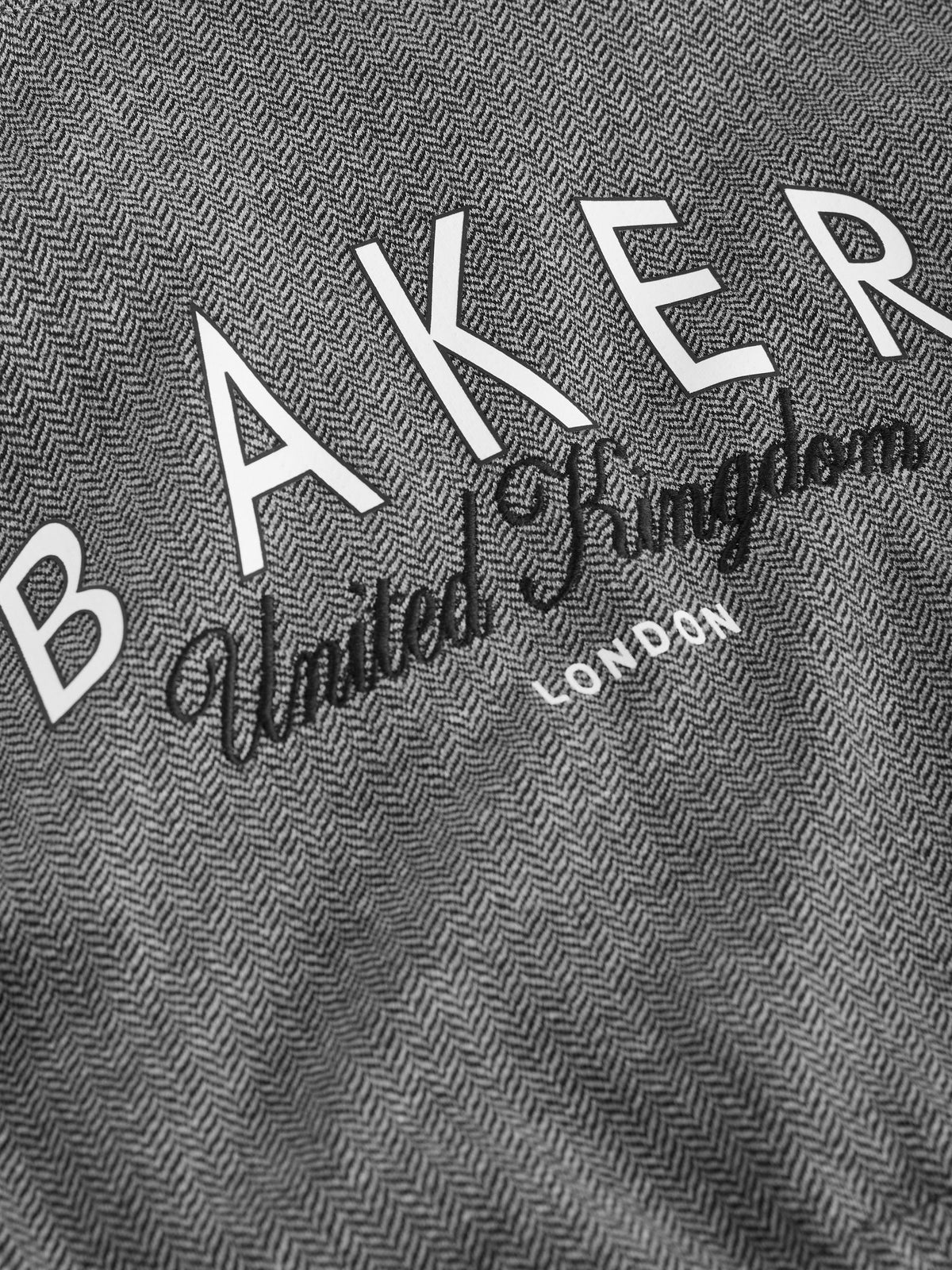 Baker by Ted Baker Grey/Black 3 Piece Textured Jacket, T-Shirt and Joggers Set - image 15