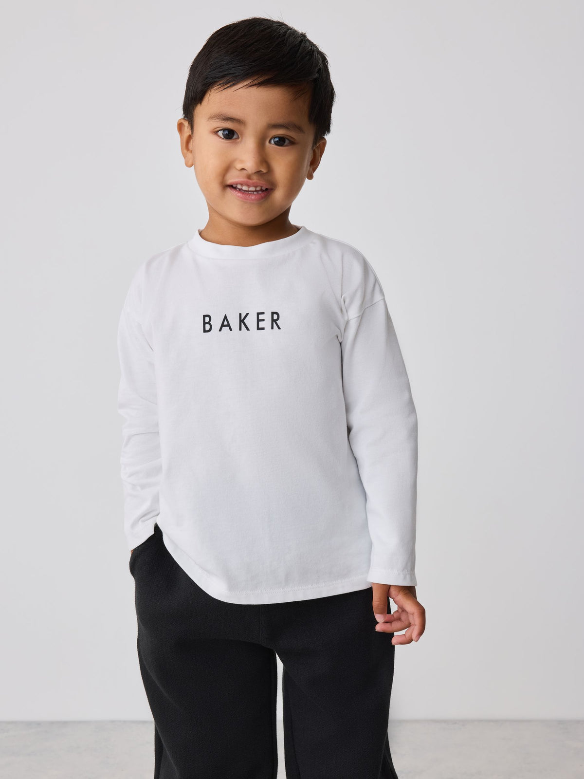 Baker by Ted Baker Grey/Black 3 Piece Textured Jacket, T-Shirt and Joggers Set - image 4