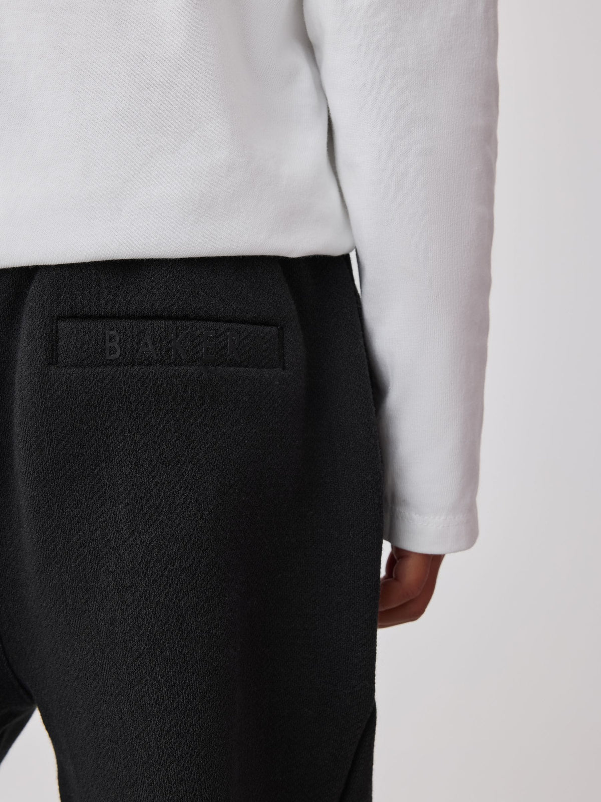 Baker by Ted Baker Grey/Black 3 Piece Textured Jacket, T-Shirt and Joggers Set - image 7