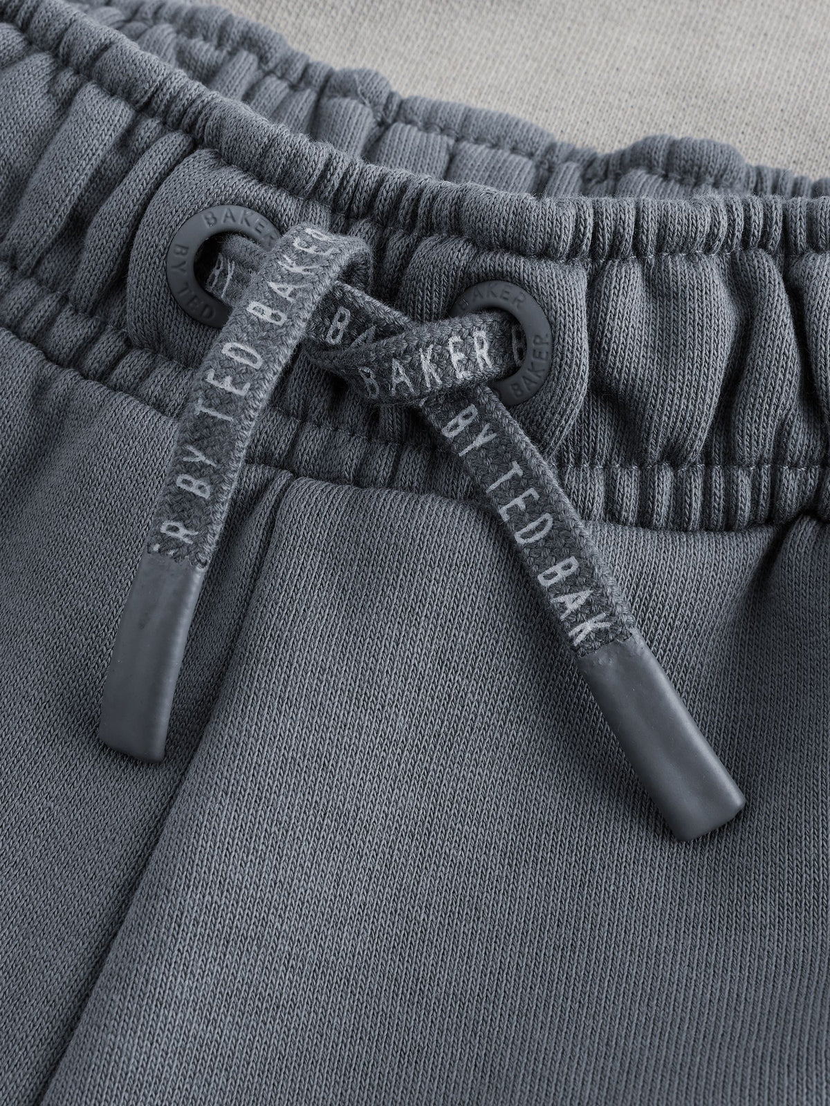 Dsiney Kidz - Baker by Ted Baker Grey Oversized Washed Graphic Hoodie and Wide Leg Joggers Set image 11