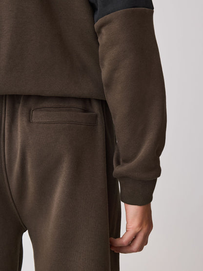 Baker by Ted Baker Oversized Brown/Black Nylon Sweatshirt and Joggers Set - image 6
