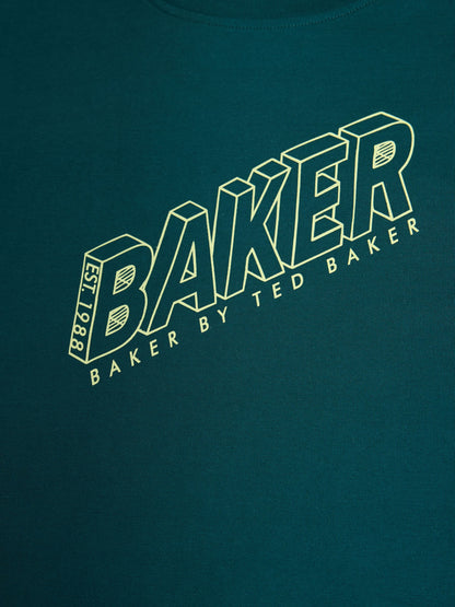 Dsiney Kidz - Baker by Ted Baker Green/Grey 3 Pack Long Sleeve Graphic T-Shirts image 7