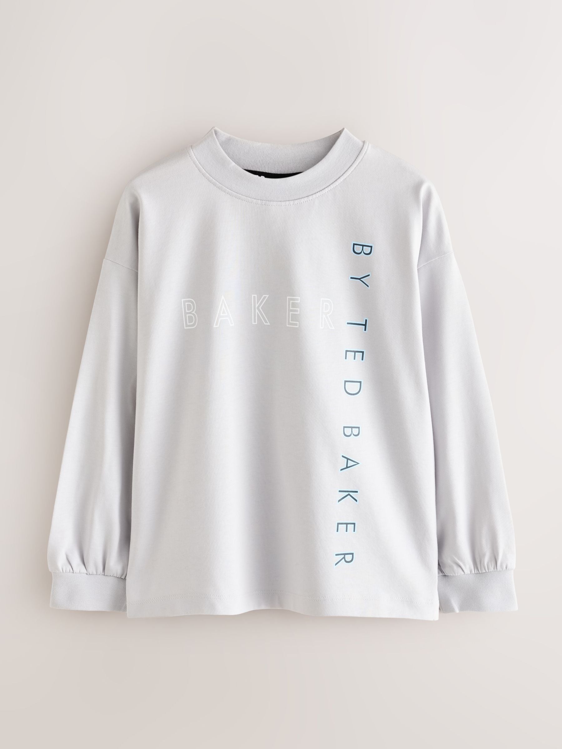 Dsiney Kidz - Baker by Ted Baker Red/Grey/Stone/Blue Long Sleeve Graphic T-Shirts 5 Pack image 6