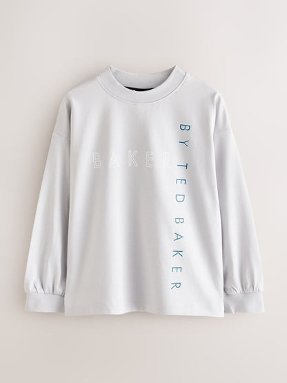Dsiney Kidz - Baker by Ted Baker Red/Grey/Stone/Blue Long Sleeve Graphic T-Shirts 5 Pack image 6
