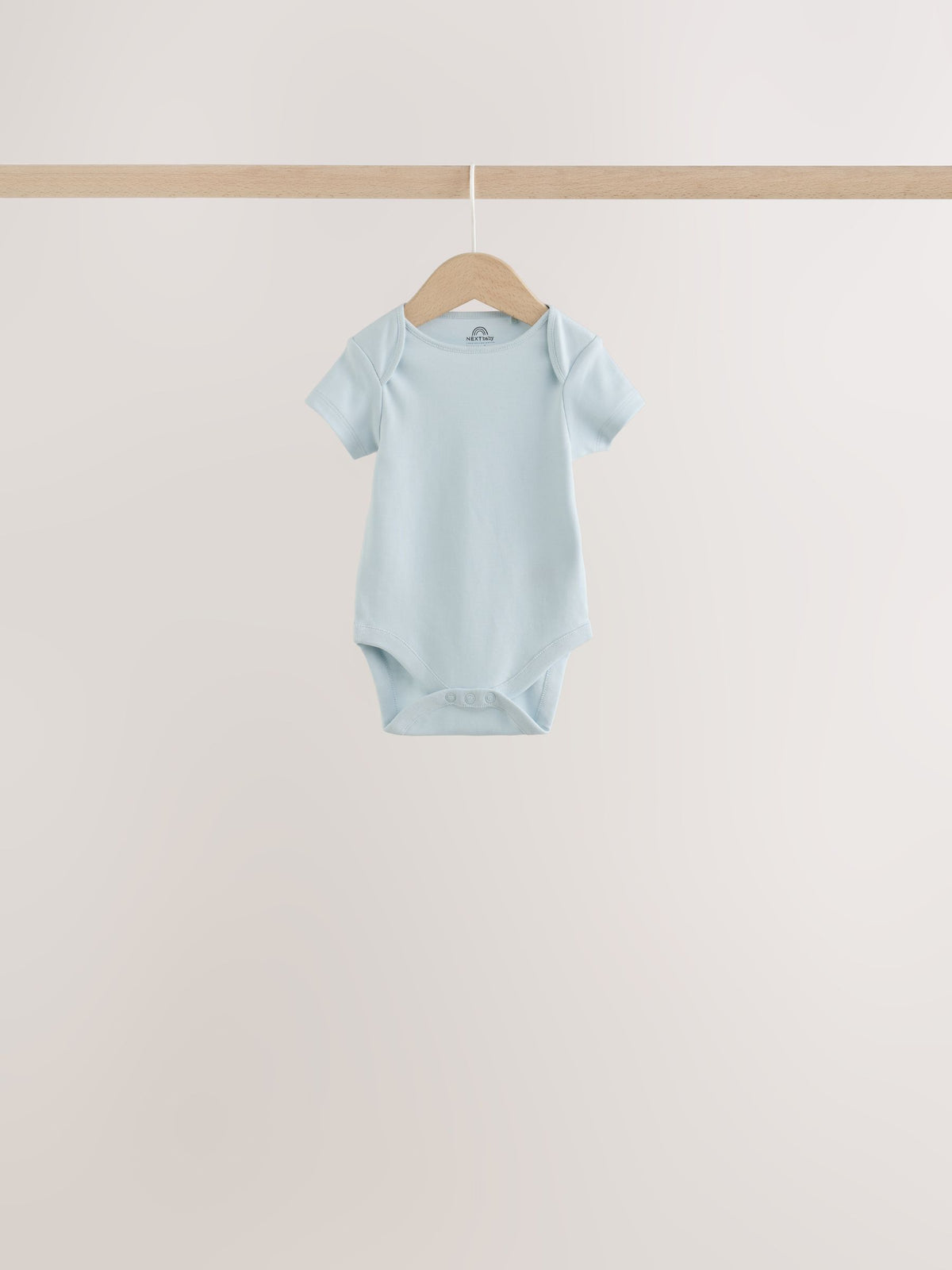 Dsiney Kidz - Grey/Blue/Neutral Short Sleeve Baby Bodysuits 5 Pack image 5