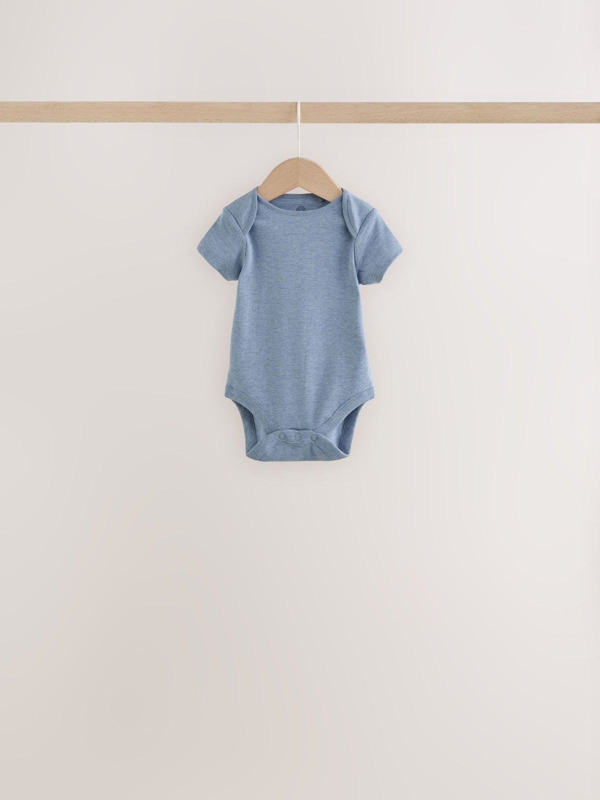 Dsiney Kidz - Grey/Blue/Neutral Short Sleeve Baby Bodysuits 5 Pack image 8