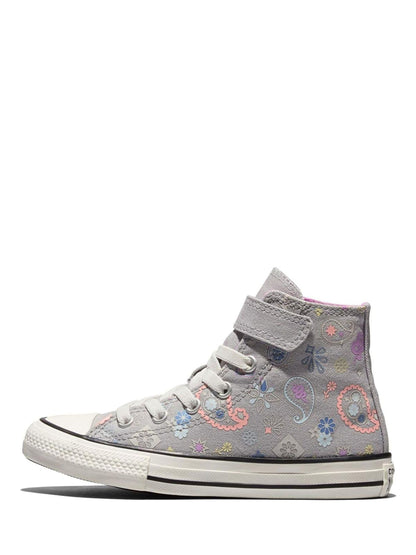 Converse Grey Chuck Taylor Paisley Pop High Trainers image 2