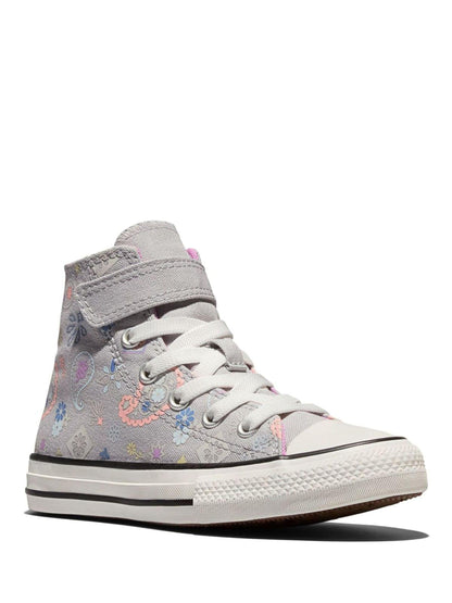Converse Grey Chuck Taylor Paisley Pop High Trainers image 3