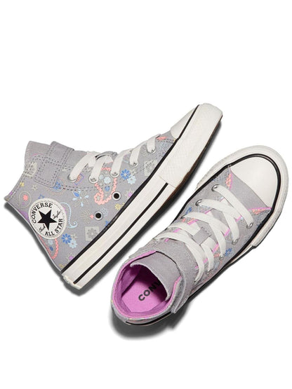 Converse Grey Chuck Taylor Paisley Pop High Trainers image 5