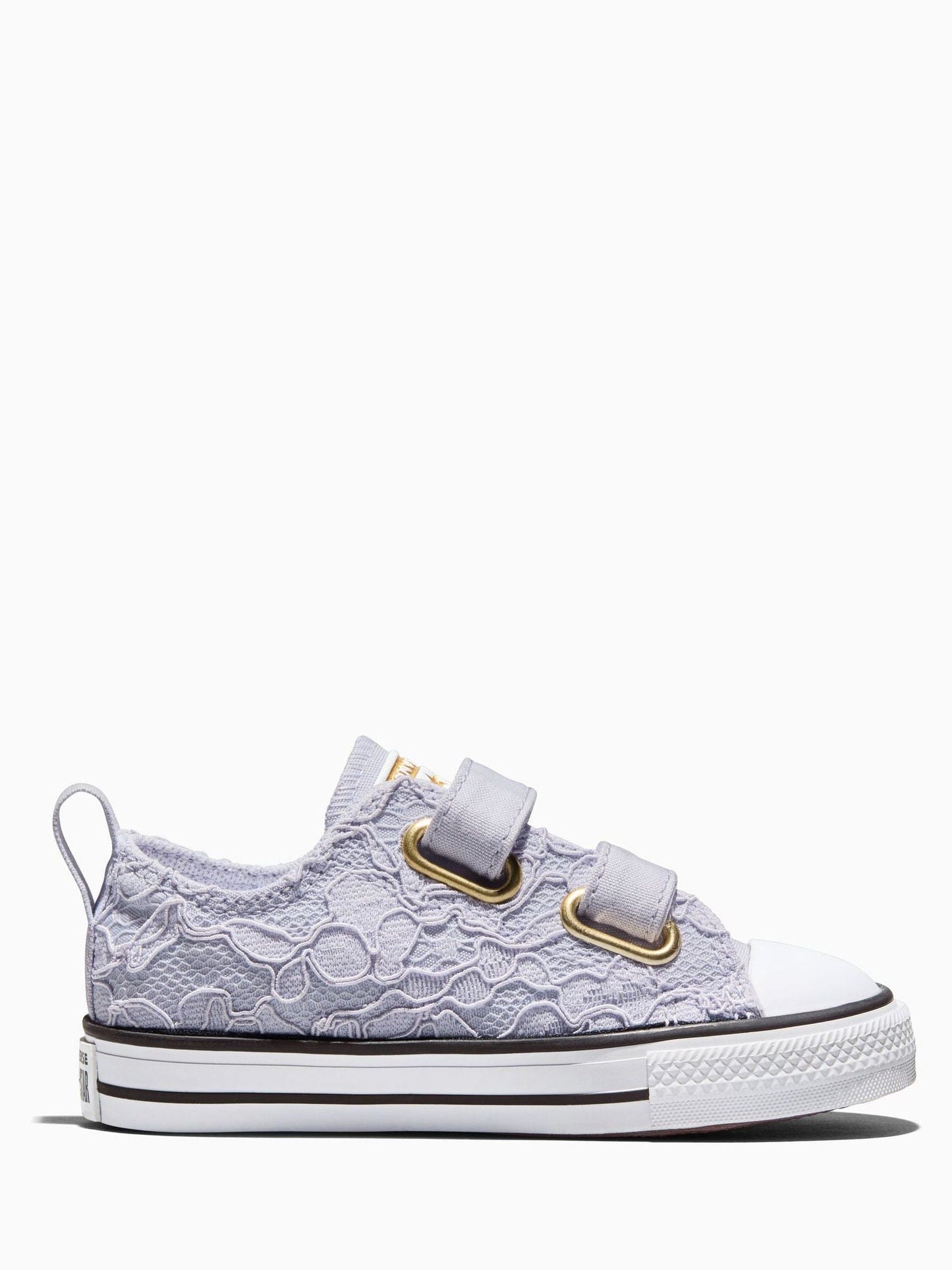 Converse Purple Chuck Taylor All Star Lace 2V Trainers image 3