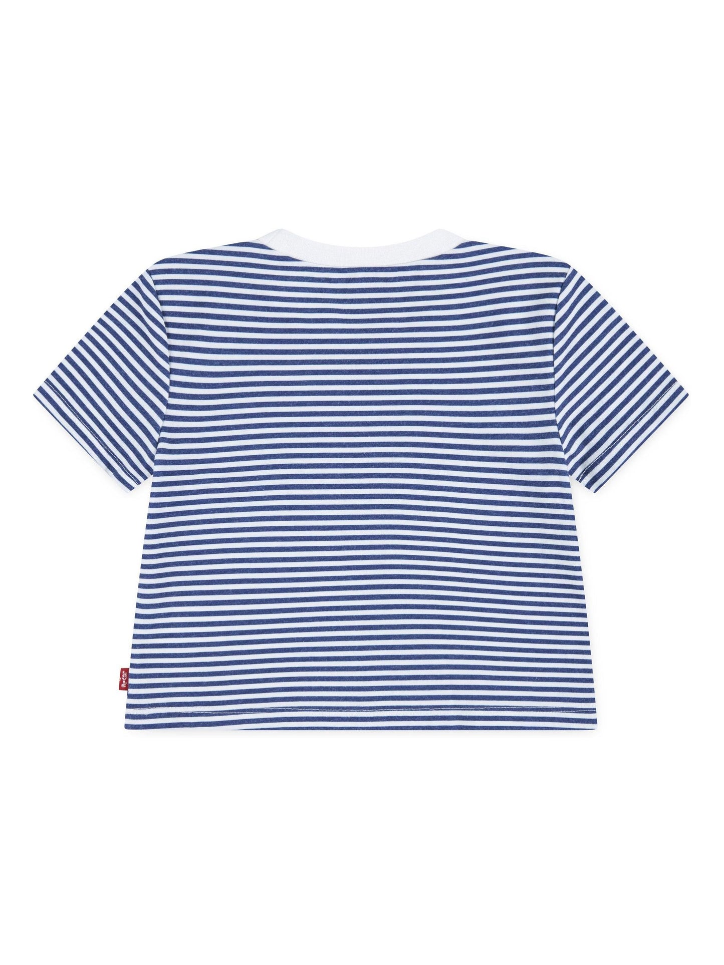 Levi's Blue Striped Mini Batwing Short Sleeve T-Shirt image 2