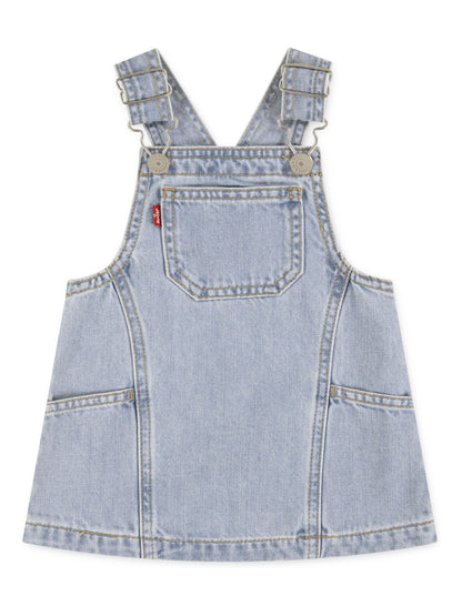 Levi's Blue Side Pocket Denim Pinafore Dress image 1