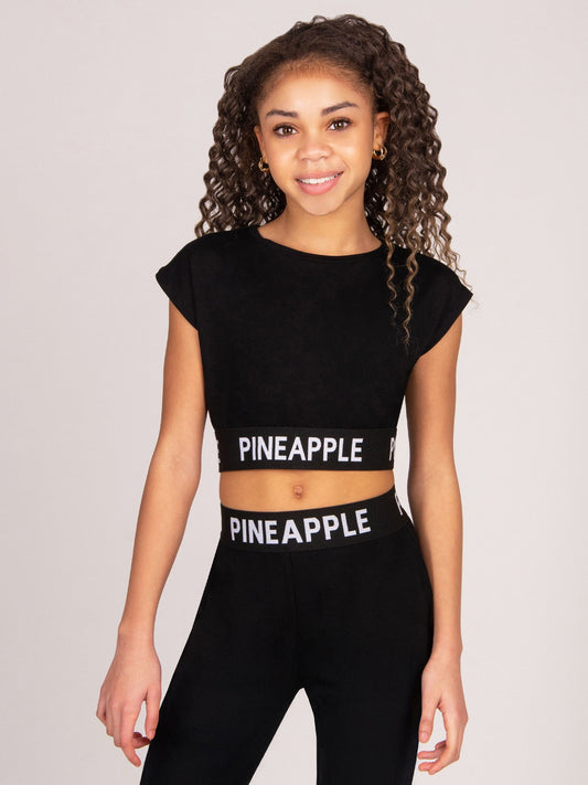 Dsiney Kidz - Pineapple Black Tape Hem Top image 1