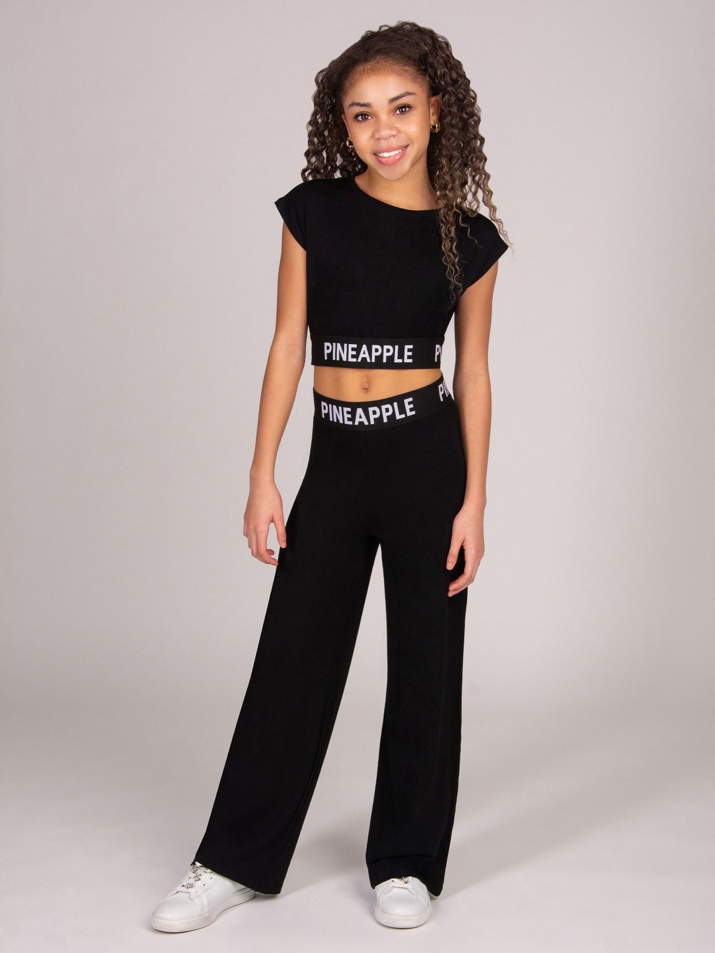 Dsiney Kidz - Pineapple Black Tape Hem Top image 2