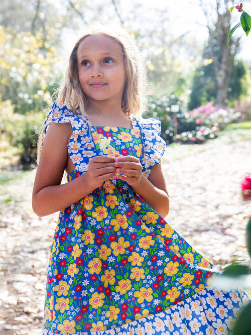 Frugi Audrey Blue Dress image 1