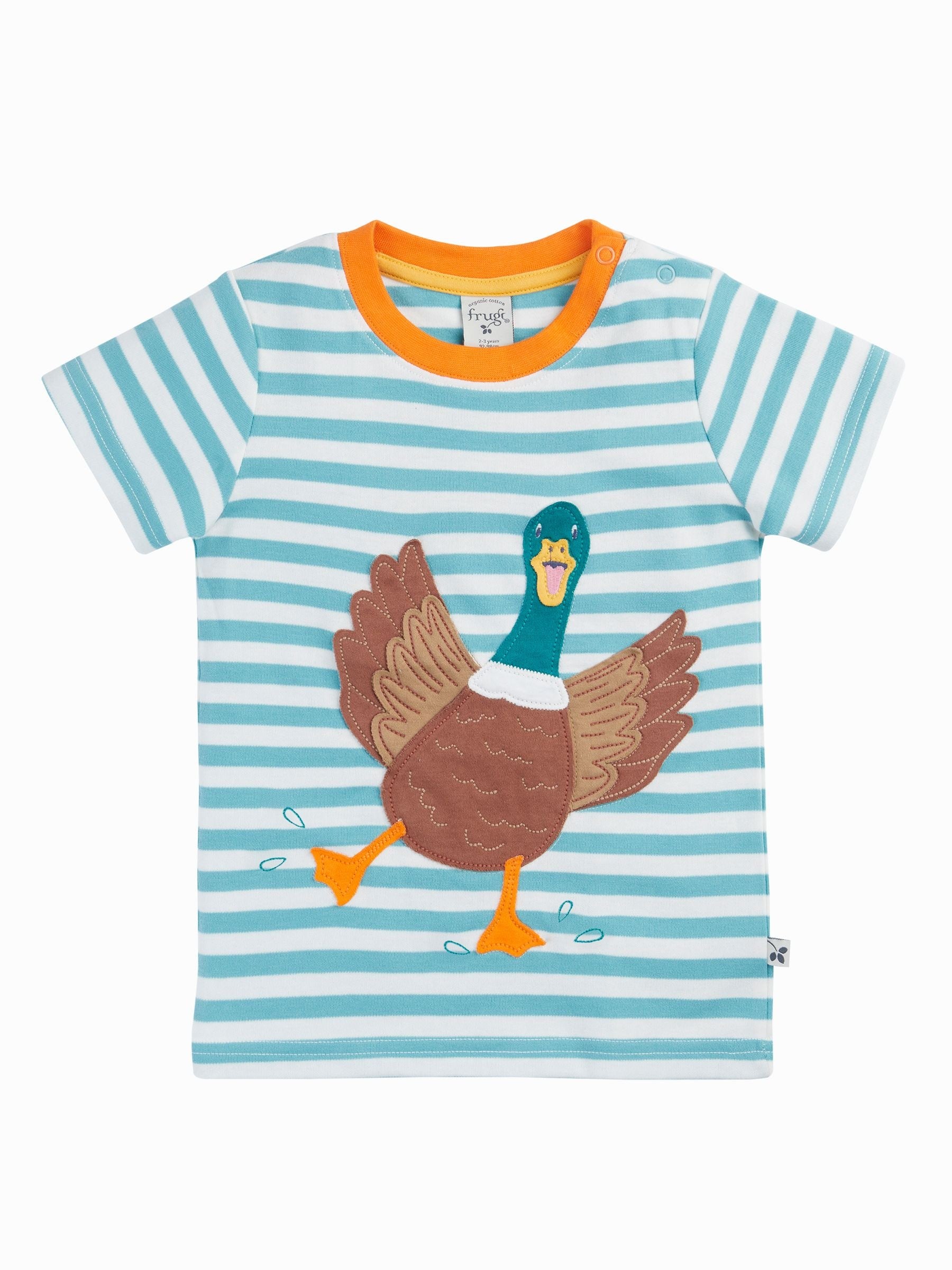 Frugi Blue Sid Circular T-Shirt image 1