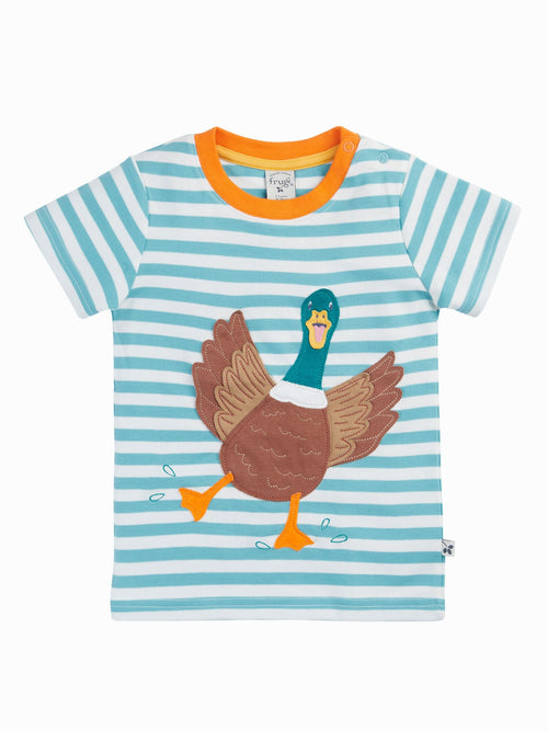 Frugi Blue Sid Circular T-Shirt image 1