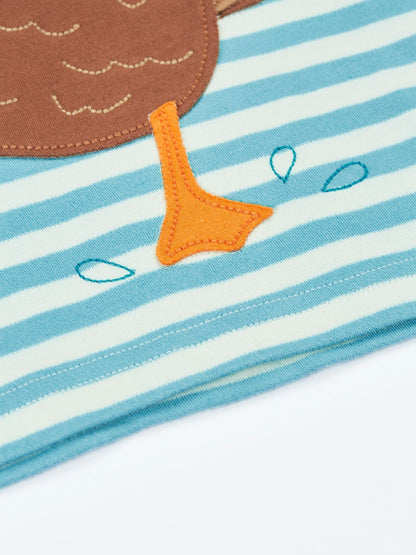 Frugi Blue Sid Circular T-Shirt image 3