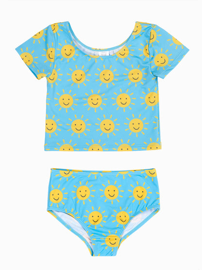 Frugi Blue Talia Tankini image 1