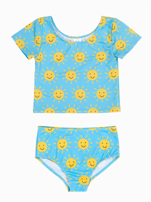 Dsiney Kidz - Frugi Blue Talia Tankini image 1
