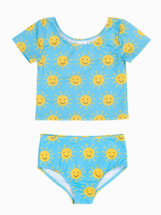 Frugi Blue Talia Tankini image 1