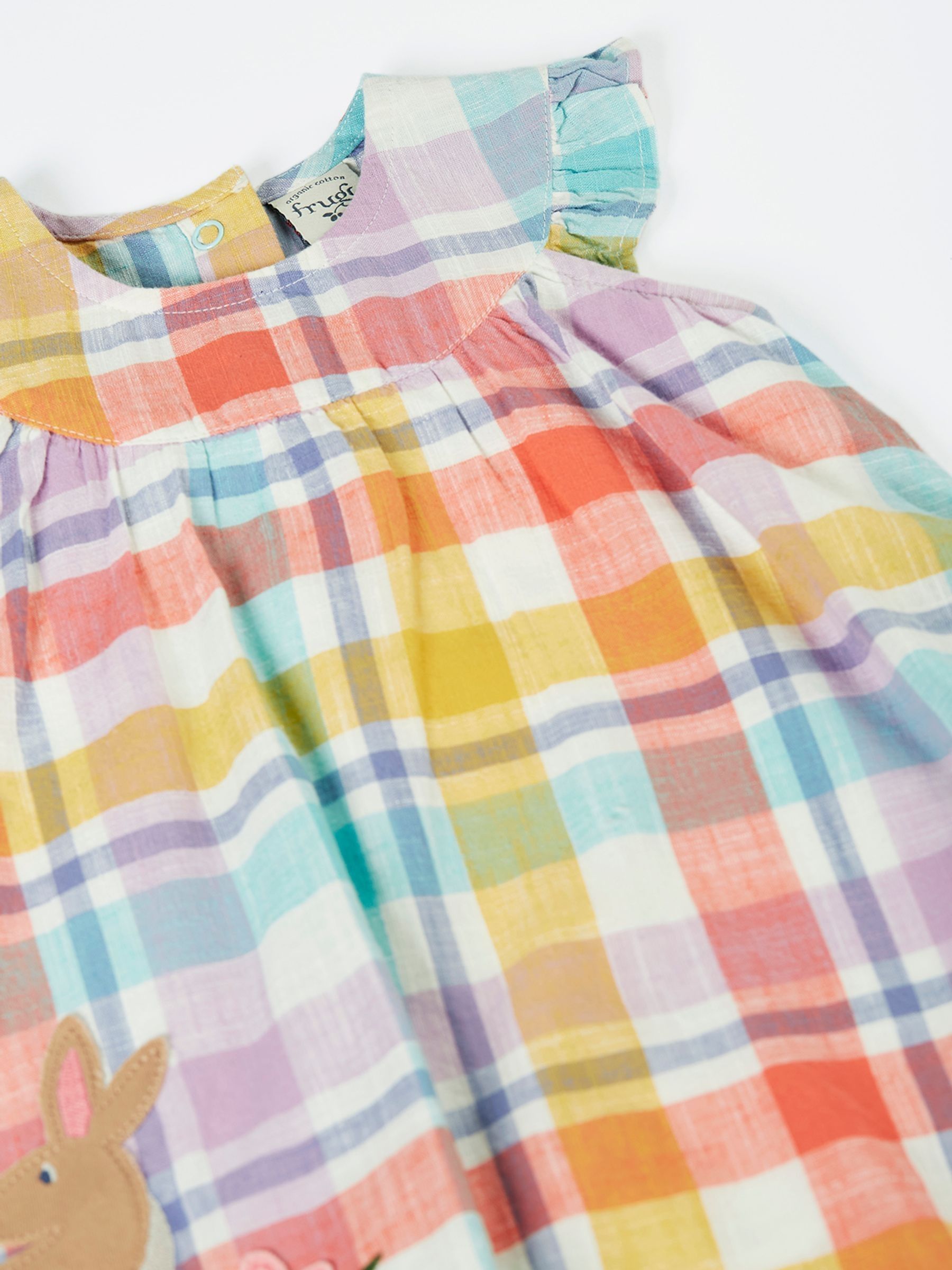 Frugi Blue Flora Body Dress image 3