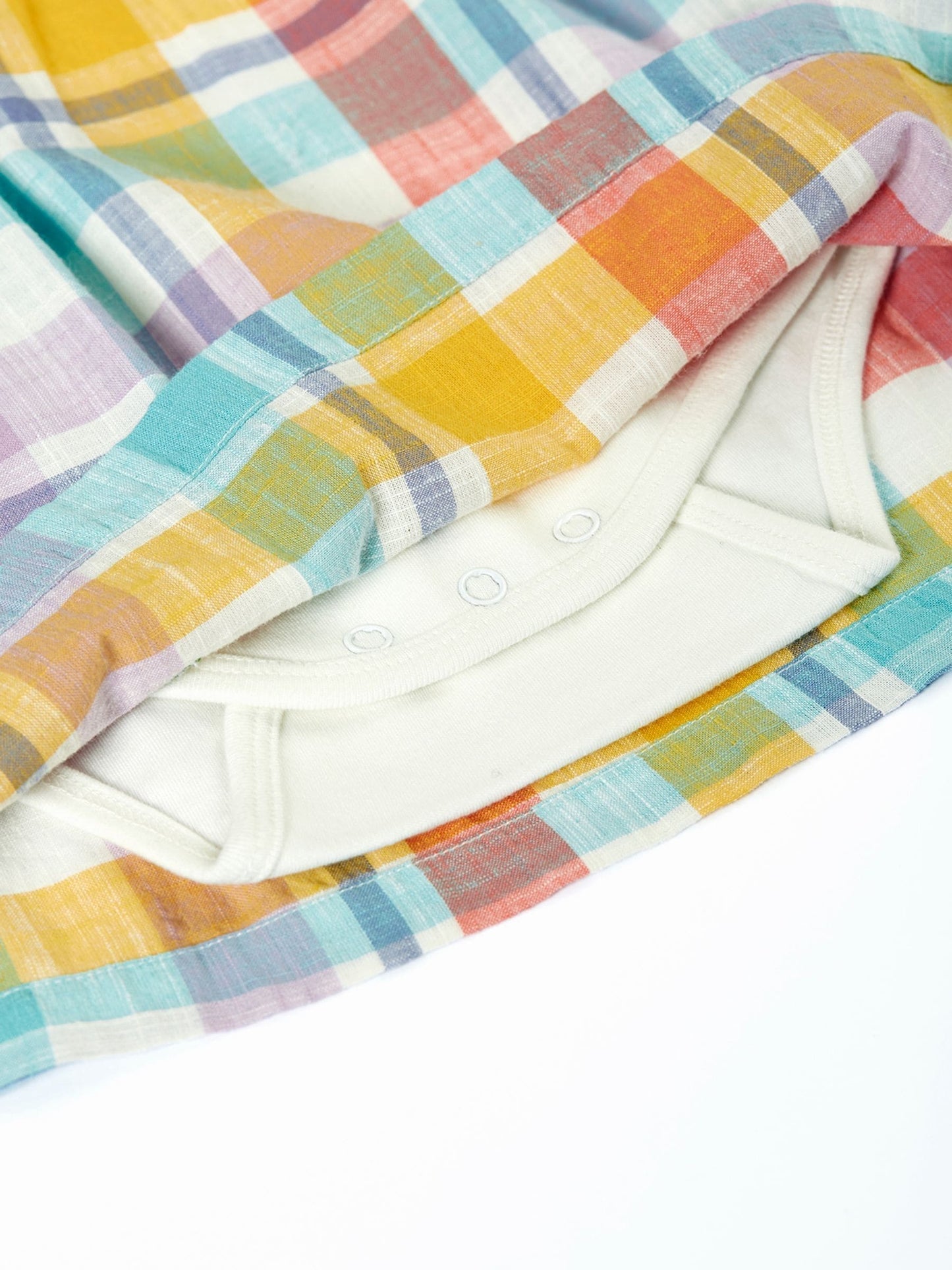 Frugi Blue Flora Body Dress image 4