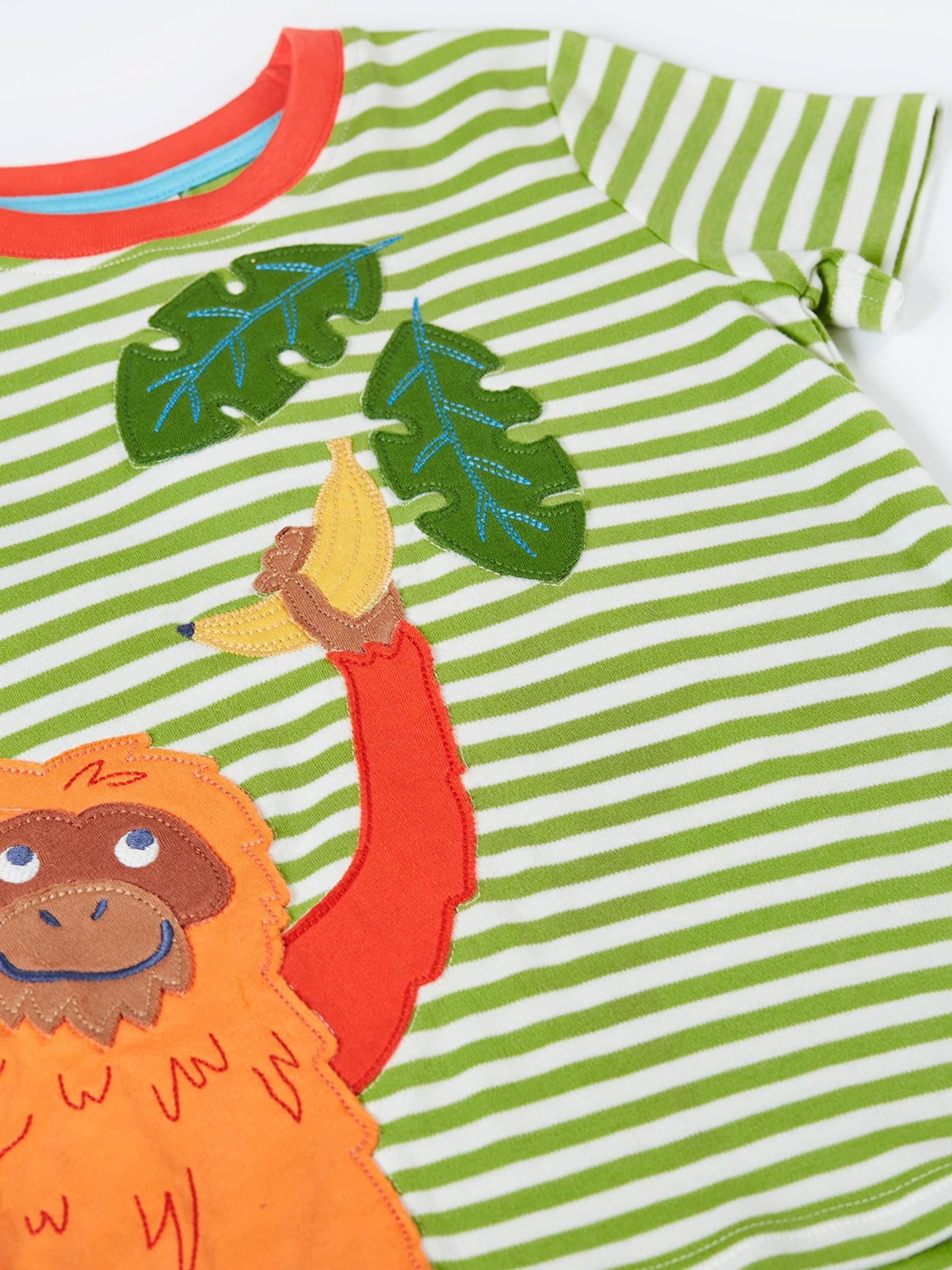 Frugi Green Sid Circular T-Shirt image 3