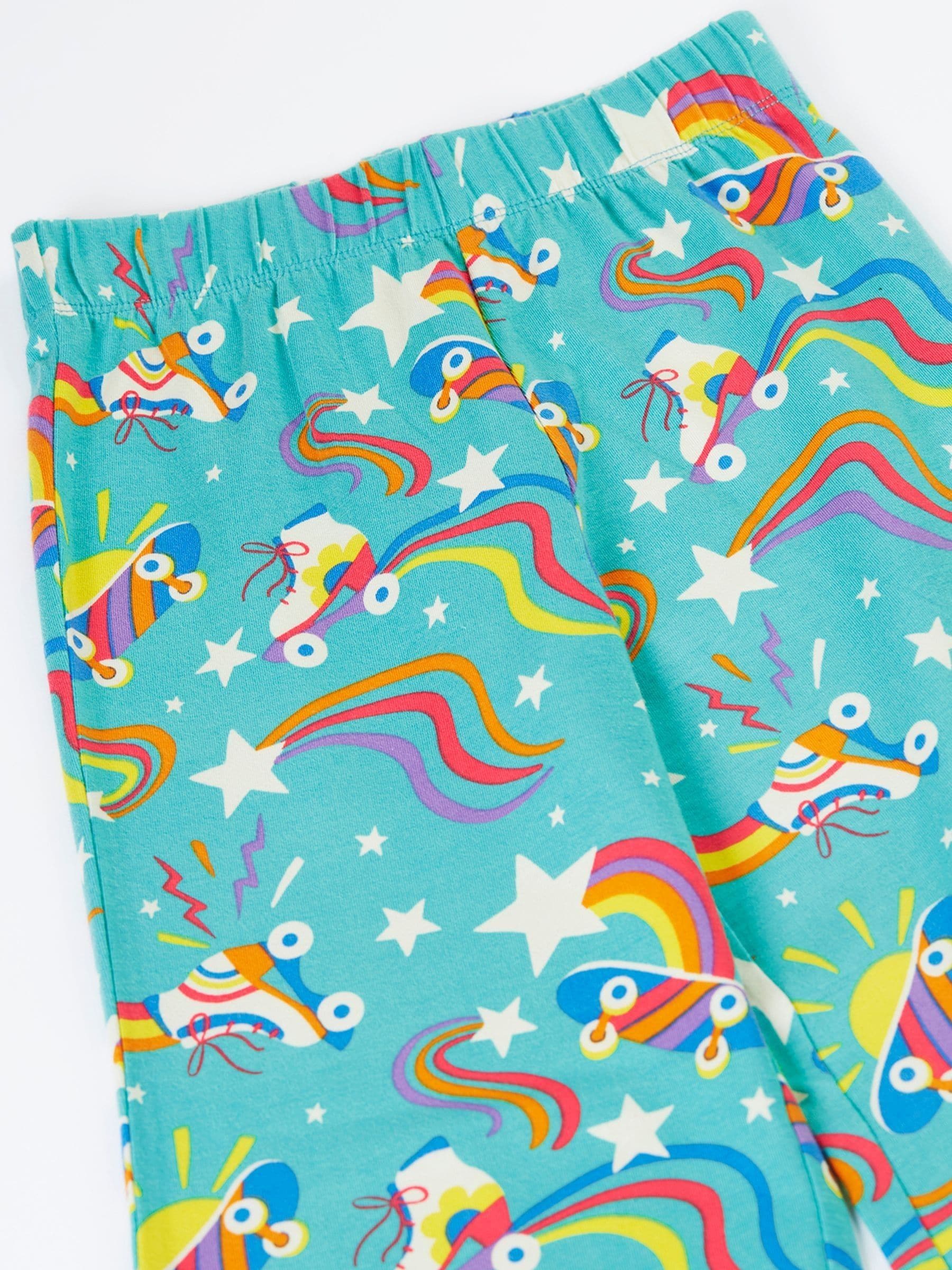 Frugi Blue Wide Leg Trousers image 3