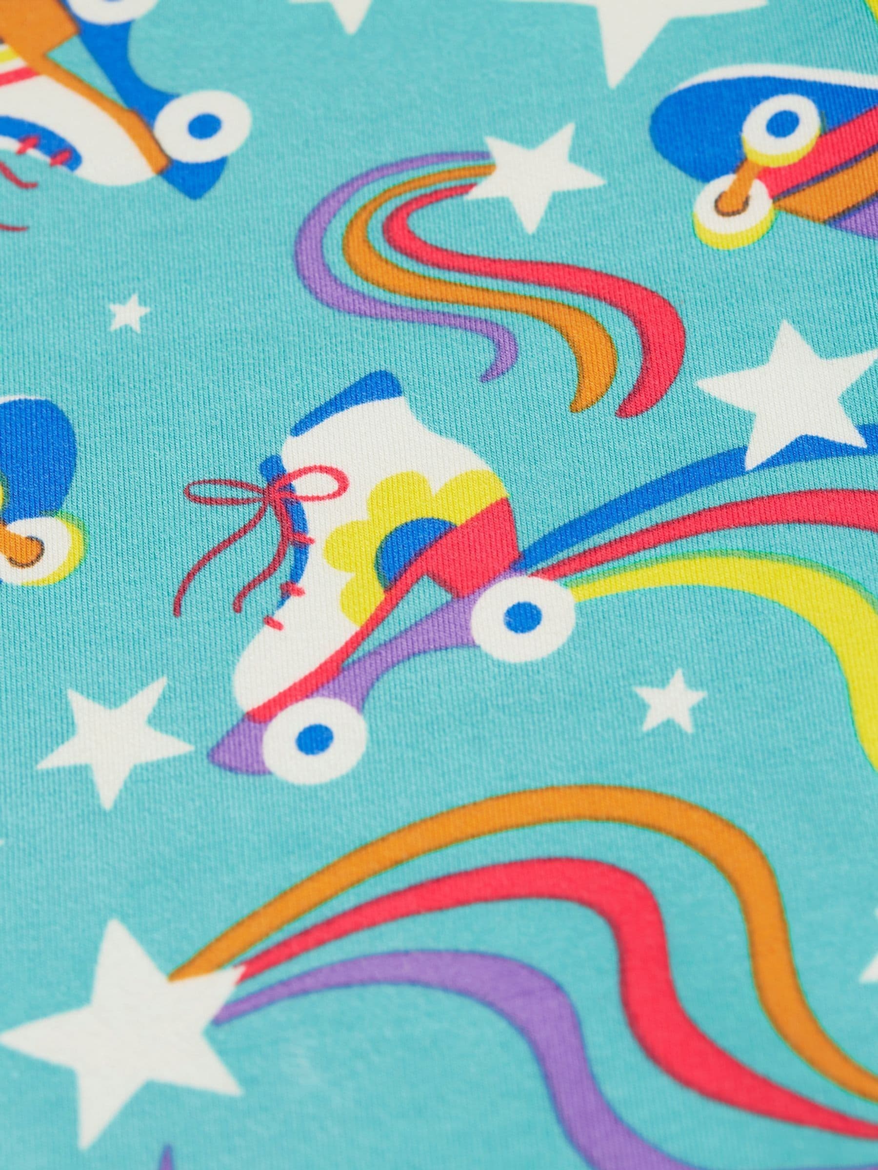 Frugi Blue Wide Leg Trousers image 4