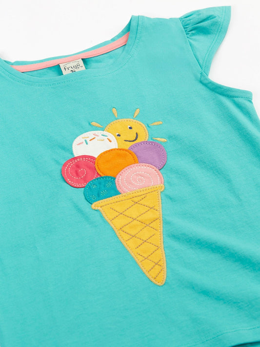 Dsiney Kidz - Frugi Blue Harmony Circular T-Shirt image 2