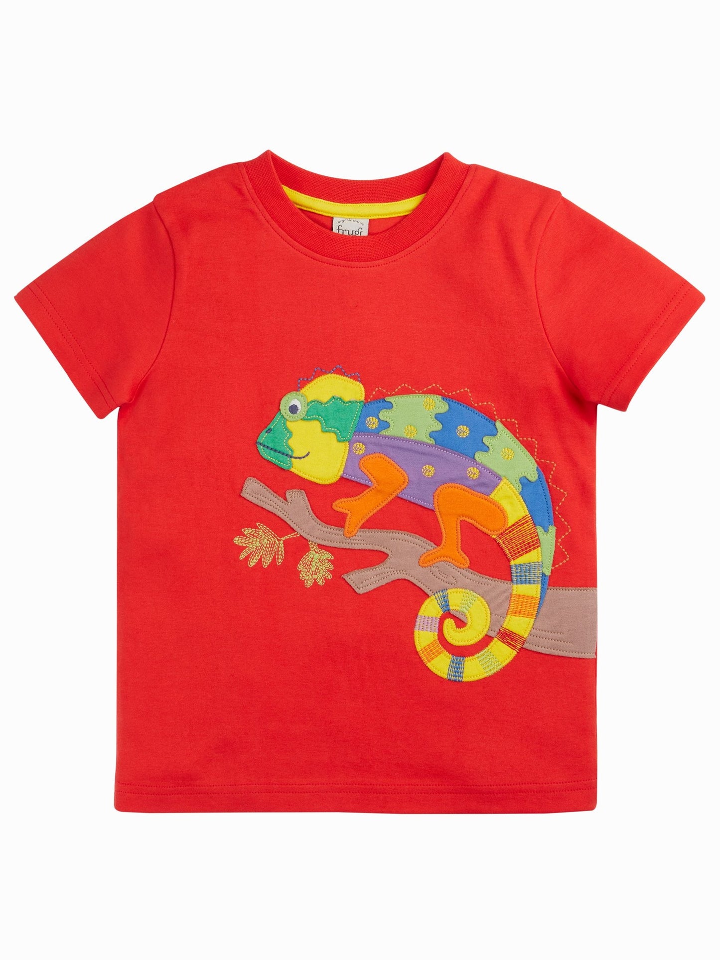 Frugi Red Carsen T-Shirt image 2